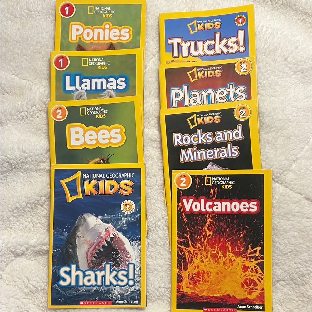 National Geographic Kids: Educational Book Variety level 1 & 2 readers